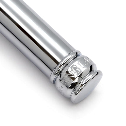 Edwin Jagger Double Edge Safety Razor, Chrome, Regular Handle, 5 blades