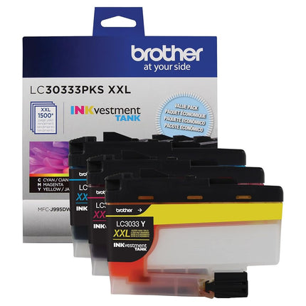 BROTHER LC30333PKS ink cartridge Original Cyan,Magenta,Yellow Multipack 1 pc(s)
