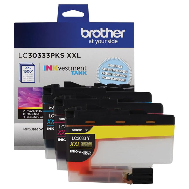 BROTHER LC30333PKS ink cartridge Original Cyan,Magenta,Yellow Multipack 1 pc(s)