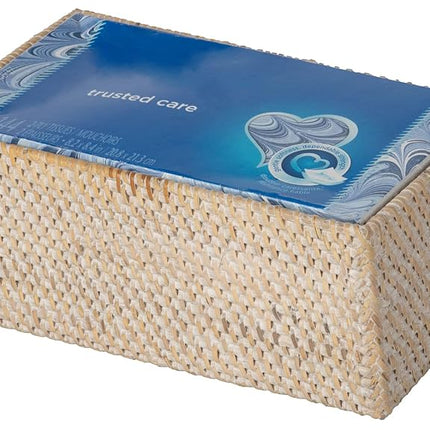 Kouboo Loma Rectangular Rattan Tissue Box Cover (Latte)