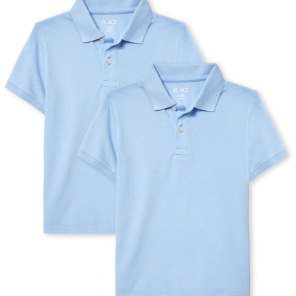 The Children's Place Boys' Short Sleeve Pique Polo