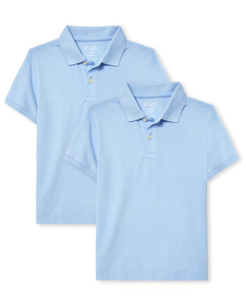 The Children's Place Boys' Short Sleeve Pique Polo