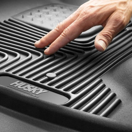 Husky Liners Compatible con Chevrolet Silverado/GMC Sierra 1500 Crew Cab 2019, Chevrolet Silverado/GMC Sierra 2500/3500 Crew Cab 2020, 54201, Negro