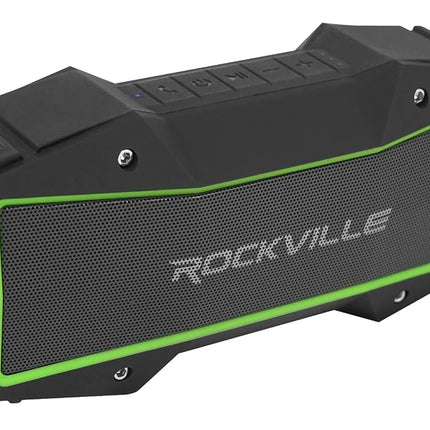 Rockville Rock Everywhere 15W Portable Bluetooth Speaker, IPX6 Waterproof, TWS Linking, Long Battery Life, Perfect for Outdoor Adventures and Home Use
