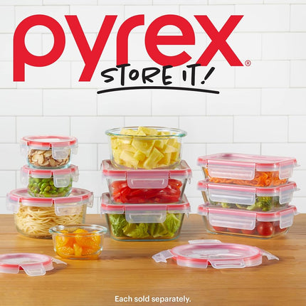 Pyrex Freshlock 6pc Bulk/Leftover Set, 6 Piece