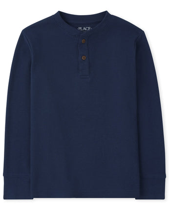 The Children's Place Boys' Long Sleeve Thermal Hen