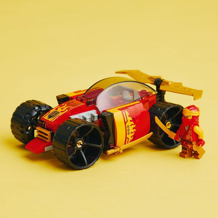 LEGO NINJAGO Kai’s Ninja Race Car EVO 71780, 2in1 Racing Car Toy to Off-Road Vehicle, Model Building Set for Boys and Girls Ages 6 Plus, Birthday Gift Idea, Golden,red