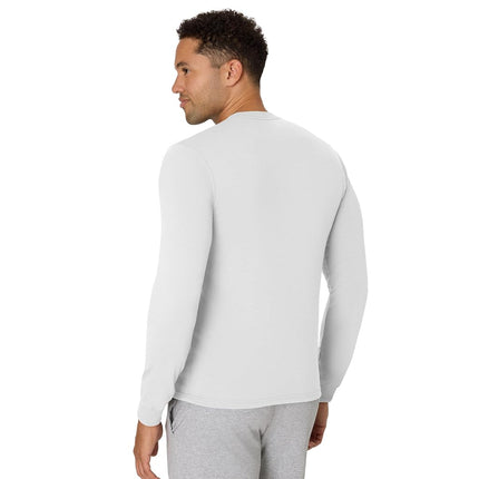 Hanes Mens Originals Men's Tri-Blend Long Sleeve T-Shirt, Eco White, XL