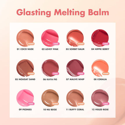 Rom&nd Glasting Melting Lip Balm 3.5 g, No.12 Veiled Rose