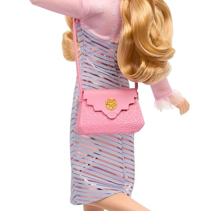 Mattel Universal Wicked Glinda Fashion Doll & Accessories with Styled Blonde Hair, Posability & Removable School Uniform Look