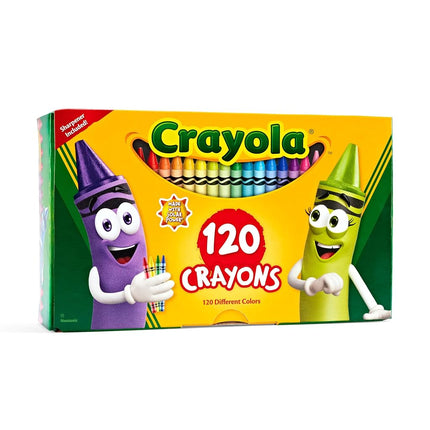 Crayola® Standard Crayons, Assorted Colors, Box Of 120 Crayons