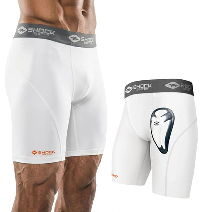 Shock Doctor 221 Men's Compression Short with BioF