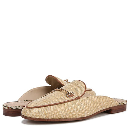 Sam Edelman Women's Linnie Ballet Flat, Bleached Beechwood Woven, 3 UK