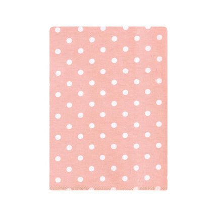 Bavoirs en flanelle Hudson Baby unisexe, lot de 12, Sweet Peach, taille unique