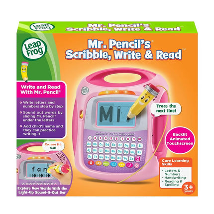LeapFrog Mr Pencil's Scribble, Write and Read, Pink