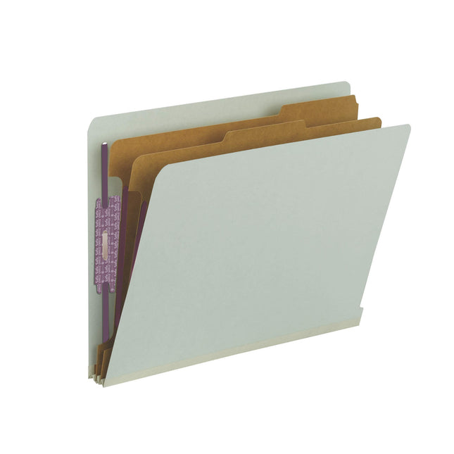 Smead End Tab Classification File Folders with Saf