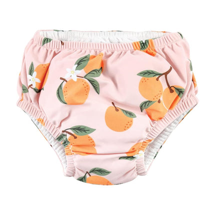 Hudson Baby Unisex Baby Swim Diapers, Oranges, 3 Toddler