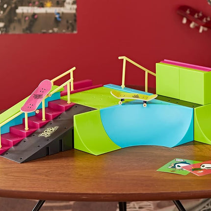 Tech Deck Neon Mega Park X-Connect Creator Skatepark Ramp Set