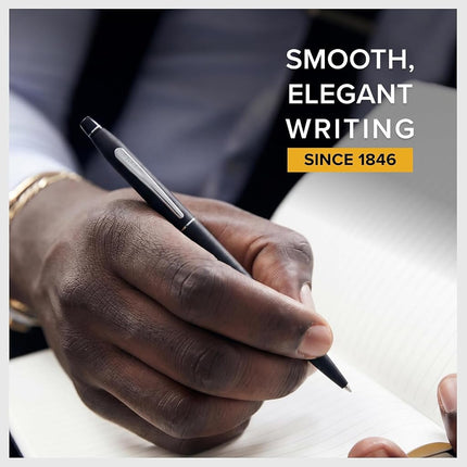Cross Click Classic Black Ballpoint Pen with Slim Gel Refill (AT0622S-102)