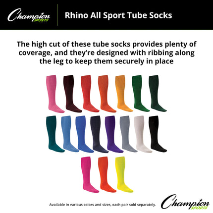 Champion Sports SK4CB calcetines deportivos Rhino All, azul Columbia, extragrande/(13-15)