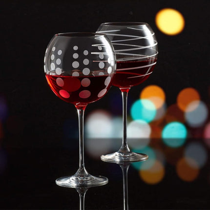 Mikasa Cheers Balloon Goblet Wine Glass, 24.5-Ounce, Set of 4