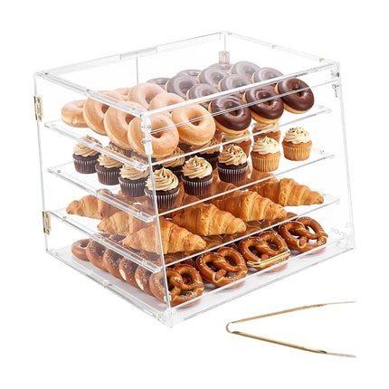 VEVOR Bakery Display Case, 4-Tier Commercial Count