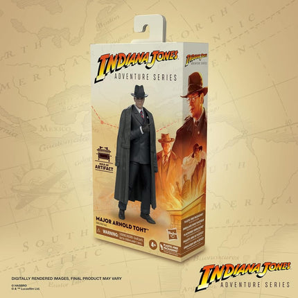 Hasbro Indiana Jones and the Raiders of Lost Ark Adventure Series Major Arnold Toht, 6” Action Figures, F6061