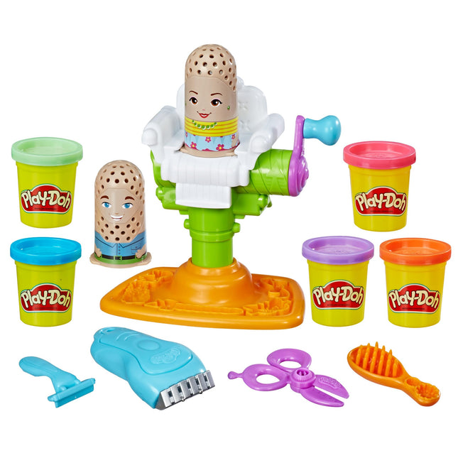 Play-Doh Buzz 'n Cut Fuzzy Pumper Barber Shop Set,