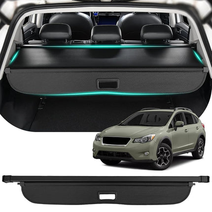 Cargo Cover for Crosstrek Impreza 2017 2016 2015 2014 2013 2012, Rear Trunk Luggage Security Cover, Carbon Fiber Anti-Peeping Shielding Shade fit for Crosstrek/Impreza 2012-2017 Car Accessories