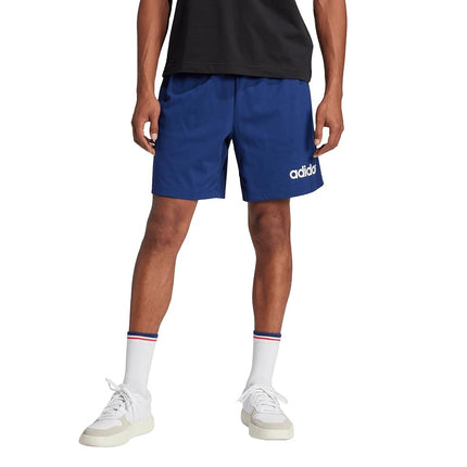 adidas Men's Shorts, Dark Blue/White, M