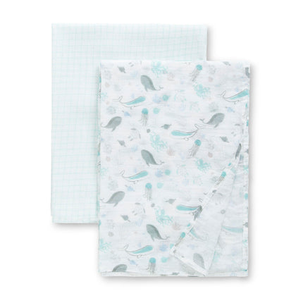 Delta Children 100% Cotton Muslin Baby Receiving B
