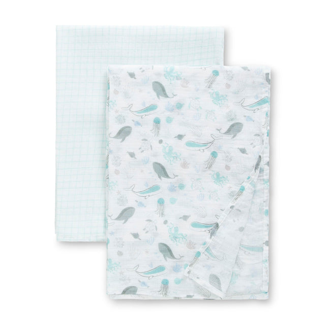 Delta Children 100% Cotton Muslin Baby Receiving B