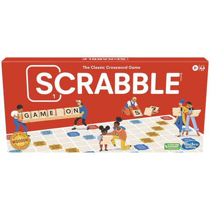 Scrabble Board Game - Classic Crossword for Kids Ages 8 and Up, Fun Family Activity for 2-4 Players