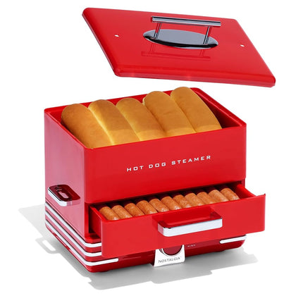 Nostalgia Extra Large Diner-Style Steamer 20 Hot D