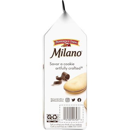 Pepperidge Farm Milano Double Milk Chocolate Cookies - 7.5oz 213g