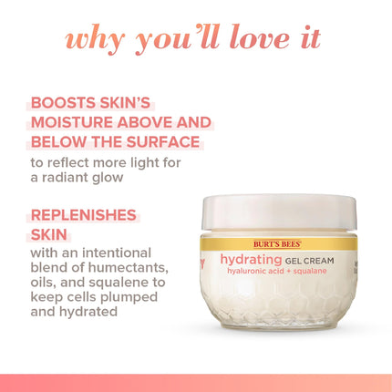 Burt's Bees Truly Glowing Crema en gel para unisex 1.8 oz Crema, Blanco