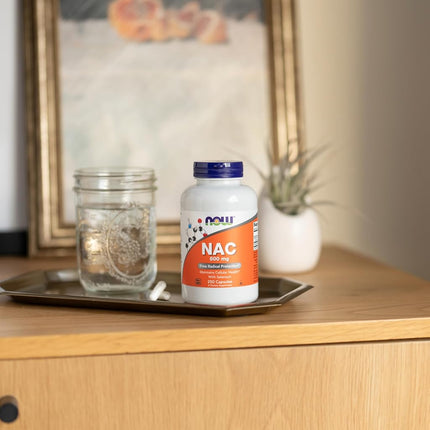 NOW Foods Nac-Acetyl Cysteine 600Mg, 500Vcaps (250X2)