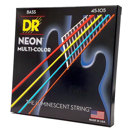 DR Strings HI-DEF NEON™ - MULTI-colour coloured Ba