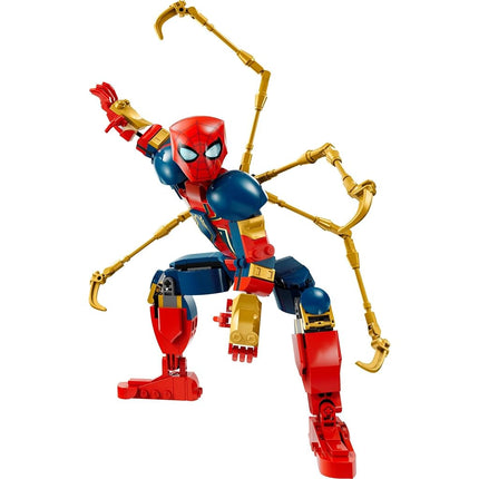LEGO® Super Heroes Marvel Iron Spider-Man Construction Figure 76298 Posable Building Toy with Armour,Buildable Model,Toys for Boys and Girls Aged 8 and Over