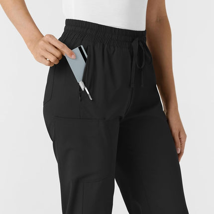 WonderWink Women's Bootcut Scrub Pant, Black, 4X