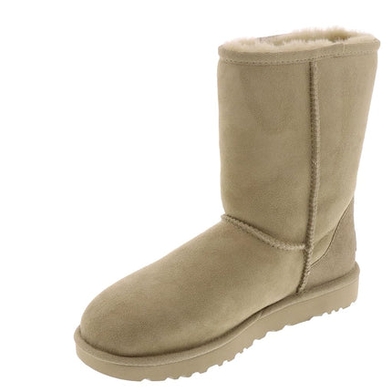 UGG Australia Women's Classic Short II Sheepskin Boot Mustard Seed 6 Medium US