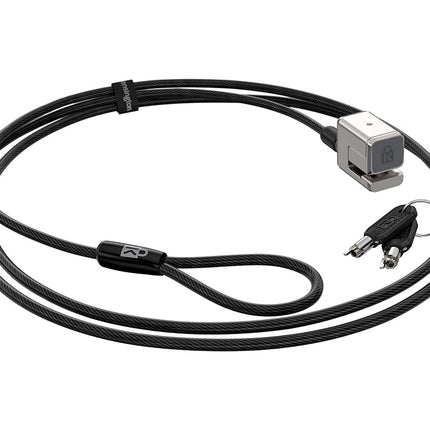 Kensington Keyed Cable Lock for Microsoft Surface Pro and Surface Go, Anti Pick Laptop Computer Lock, Lockable Device Security Tether, Non Invasive Flat Slim Line, 1.8m Carbon Steel Cable (K68134WW)