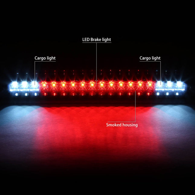 DNA Motoring 3BL-C1088-LED-SM Third Brake Light