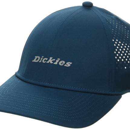 Dickies Mens Low Pro Athletic Trucker Hat, Blue, O