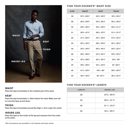 Dockers Men's Classic Fit Easy Khaki Pants-Pleated (Regular and Big & Tall) Casual, Timberwolf, 38W x 36L