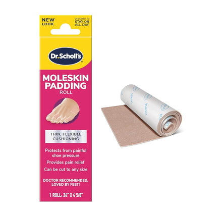 Dr. Scholl's Moleskin Plus 24" x 4 5/8" Padding Ro