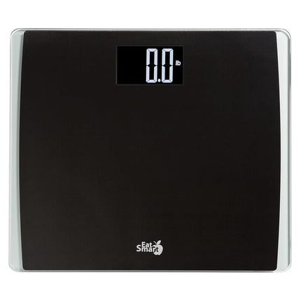 EatSmart Precision Digital Bathroom Scale, 550 lb High Capacity Scale, Extra Wide Platform, Bath Scale for Body Weight, Black