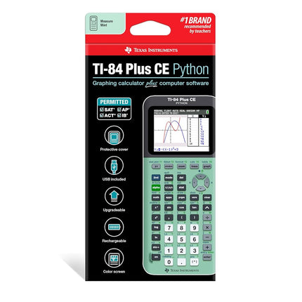 Texas Instruments TI-84 Plus CE Color Graphing Calculator, Mint