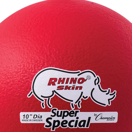 Champion Sports RS101 Super Special Rhino Skin Ball, 10"