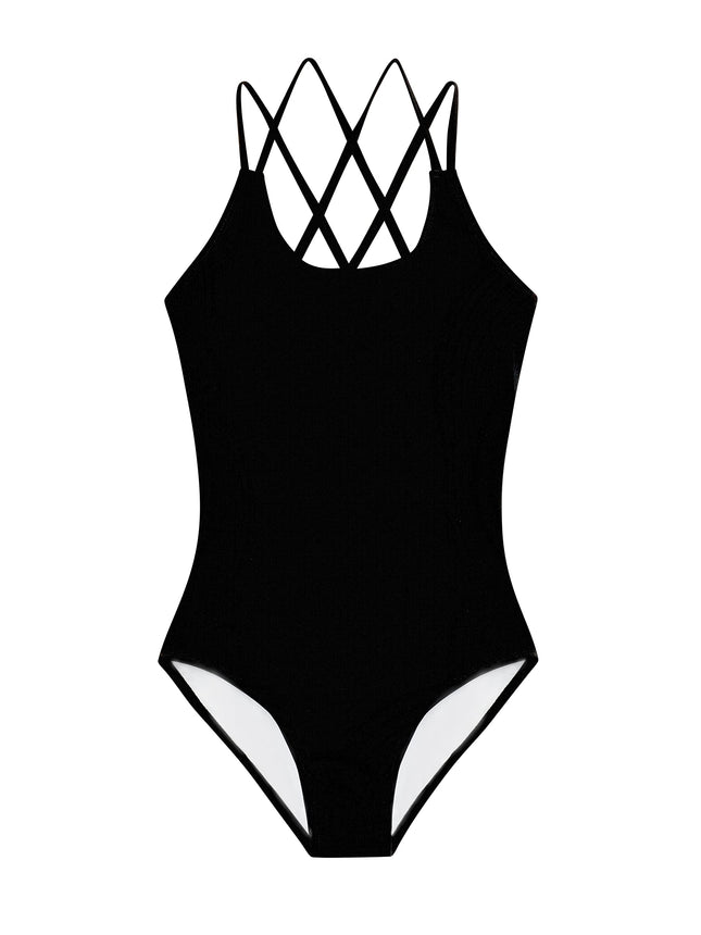 Kanu Surf Girls' Reese UPF 50+ Beach Sport Criss-C